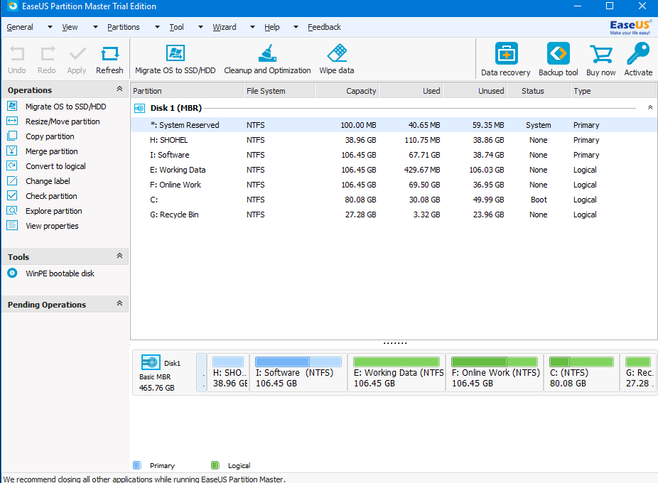 EaseUS Partition Master 13 Review 2019
