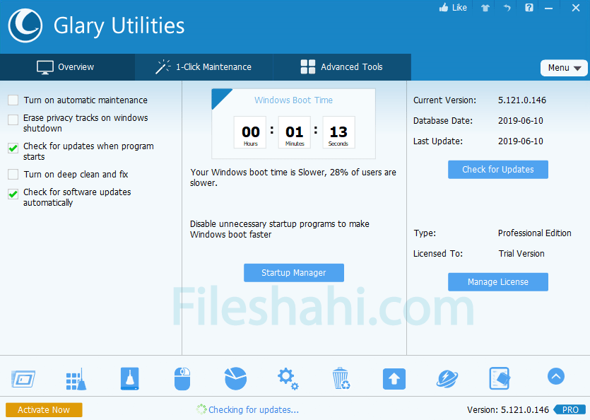 Glary Utilities Pro 5.122 Review 2019
