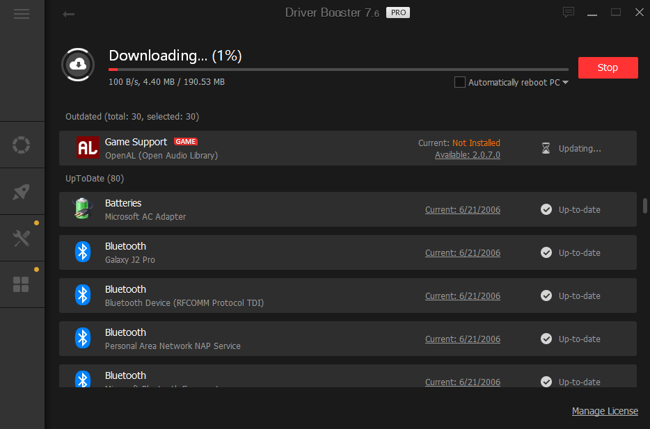 Driver Downloading Interface 4