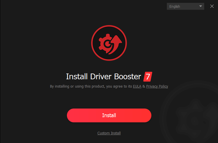 IObit Driver Booster Installing Interface 1