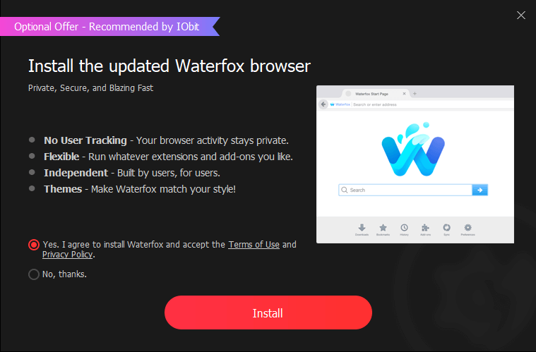 IObit Driver Booster Installing Interface-2