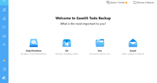 EaseUS Todo Backup Main Interface